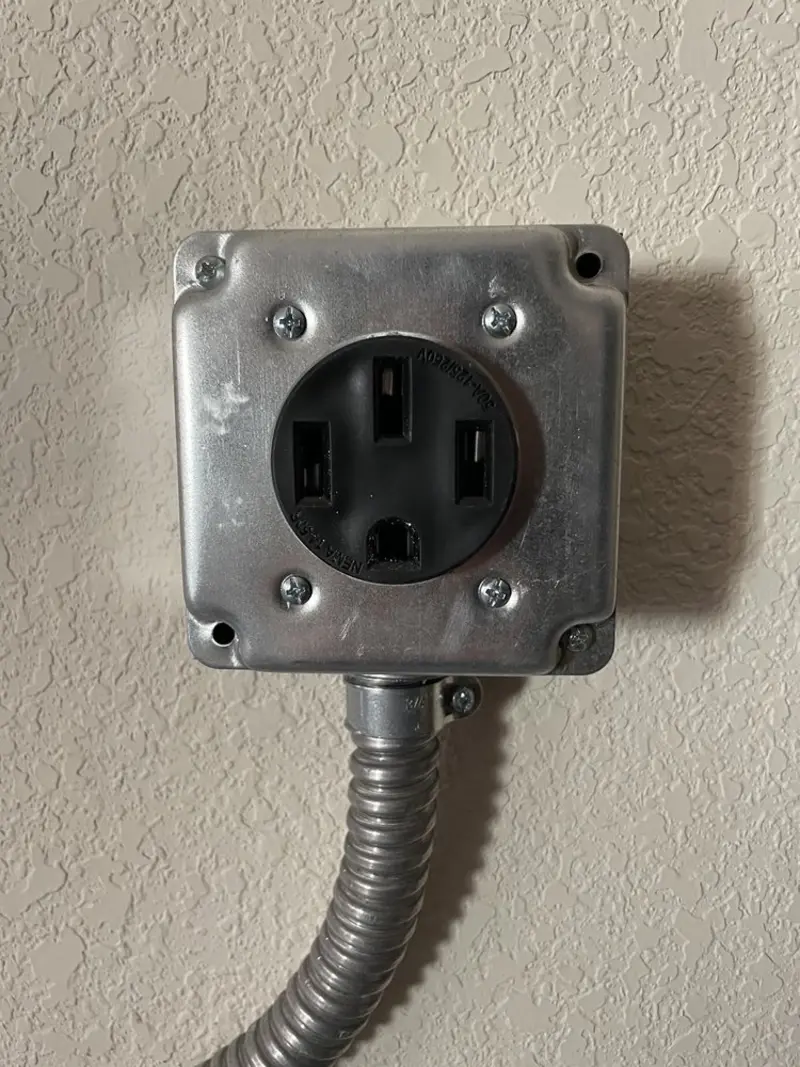 NEMA 14-50 outlet installed for Smart Home Electrical in Glendive